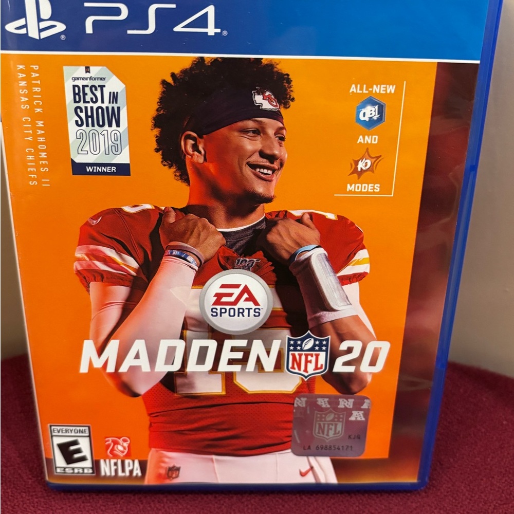 PS4 Game Madden NFL 20.